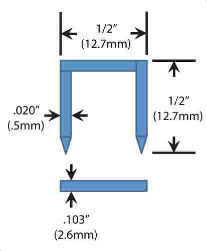 SB103020 Series - 1|2 Crown Staples