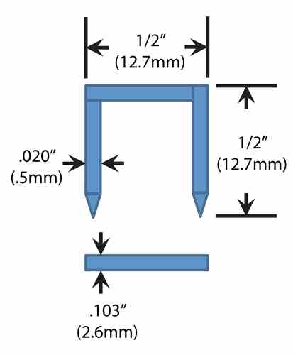 SB103020 Series - 1|2 Crown Staples