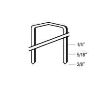 STCR2619 Series - 3|8 Crown Staples