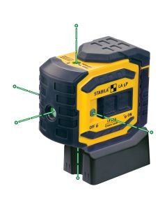 Stabila 03165 LA-5P G Green Laser Points 
