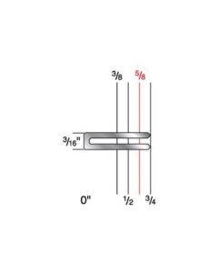 3420CXR 3/16" Crown x 5/8" Leg 23 Gauge Galvanized Staple
