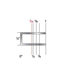 6514CXR 1/2" Crown x 7/16" Leg 19 Gauge Galvanized Staples