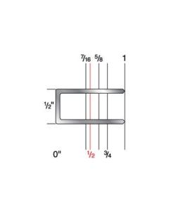 6516CR 1/2" Crown x 1/2" Leg 19 Gauge Galvanized Staples