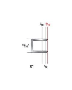 7518C 15/32" Crown x 9/16" Leg 19 Gauge Galvanized Carpet Staples