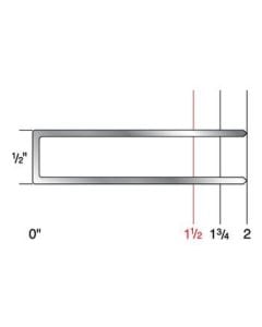 DF15 - 1/2" Crown x 1-1/2" Leg Galvanized Staple