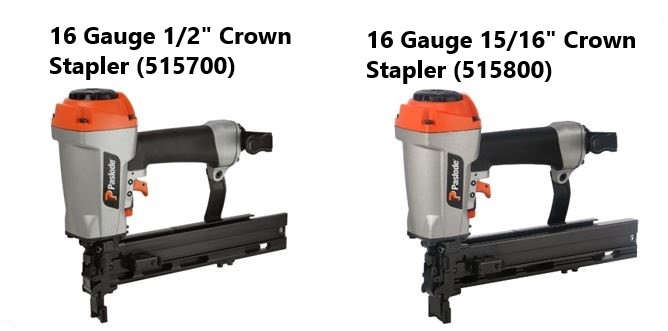 Paslode New 16 Gauge Construction Staplers 