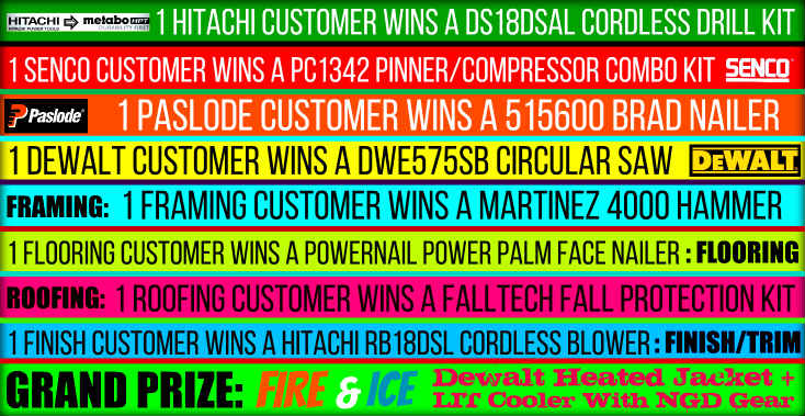 Cyber Weekend 2018 Tool Giveaway!
