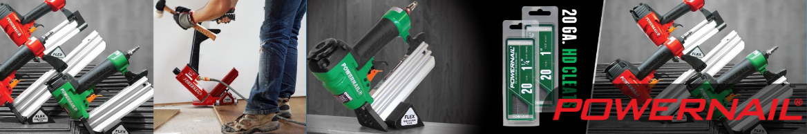 Nail Gun Depot Powernail Flooring Nails - 20 Gauge E Shaped PowerCleats Nail Gun Depot Flooring Nails - 20 Gauge E Shaped PowerCleats” width=